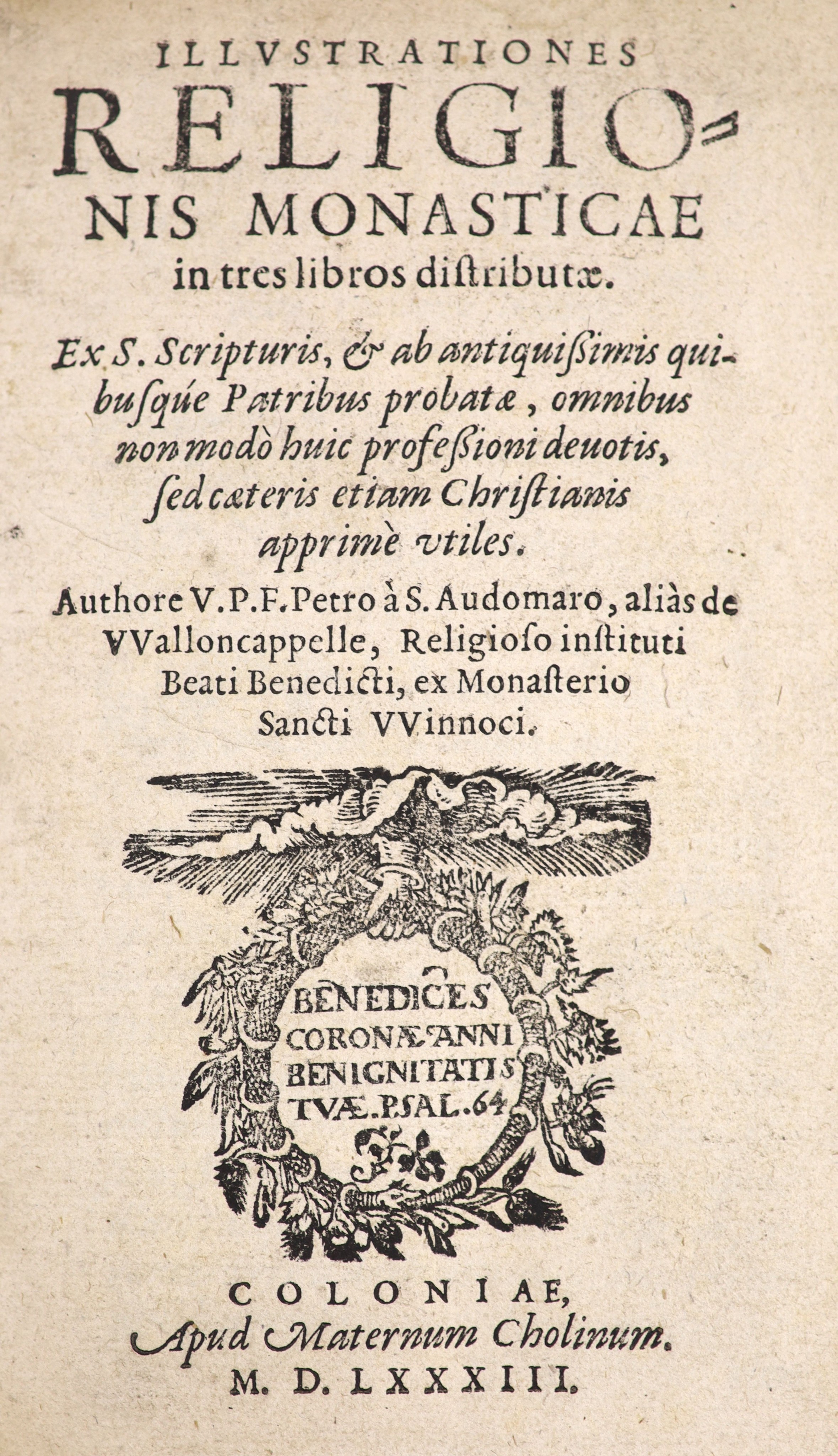Sancto Audomaro, Petrus. Illustrationes Religionis Monasticae ...